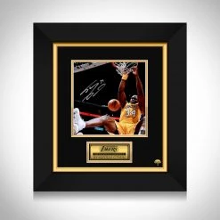 RARE-T Shaquille O'Neal Lakers Photo Limited Signature Edition Studio Licensed Custom Frame Limited Edition Frames