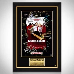 RARE-T Shaun Of The Dead Mini Poster Limited Signature Edition Studio Licensed Custom Frame Limited Edition Frames