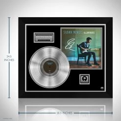 RARE-T Shawn Mendes - Illuminate Platinum LP Limited Signature Edition Studio Licensed Custom Frame Limited Edition Frames