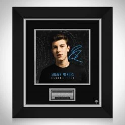 RARE-T Shawn Mendes - Handwritten LP Cover Limited Signature Edition Studio Licensed Custom Frame