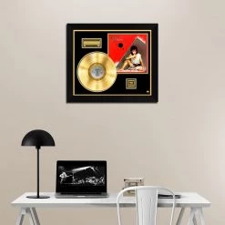 RARE-T Sheena Easton - A Private Heaven Gold LP Limited Signature Edition Studio Licensed Custom Frame