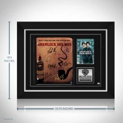 RARE-T Limited Edition Frames Sherlock Holmes 2009 Script Limited Signature Edition Studio Licensed Custom Frame