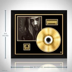 RARE-T Sheryl Crow - Selt-titled Gold LP Limited Signature Edition Studio Licensed Custom Frame