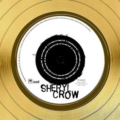 RARE-T Sheryl Crow - Selt-titled Gold LP Limited Signature Edition Studio Licensed Custom Frame