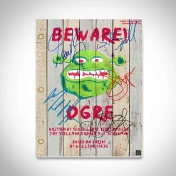RARE-T Shrek Movie Script Limited Signature Edition Studio Licensed Custom Frame