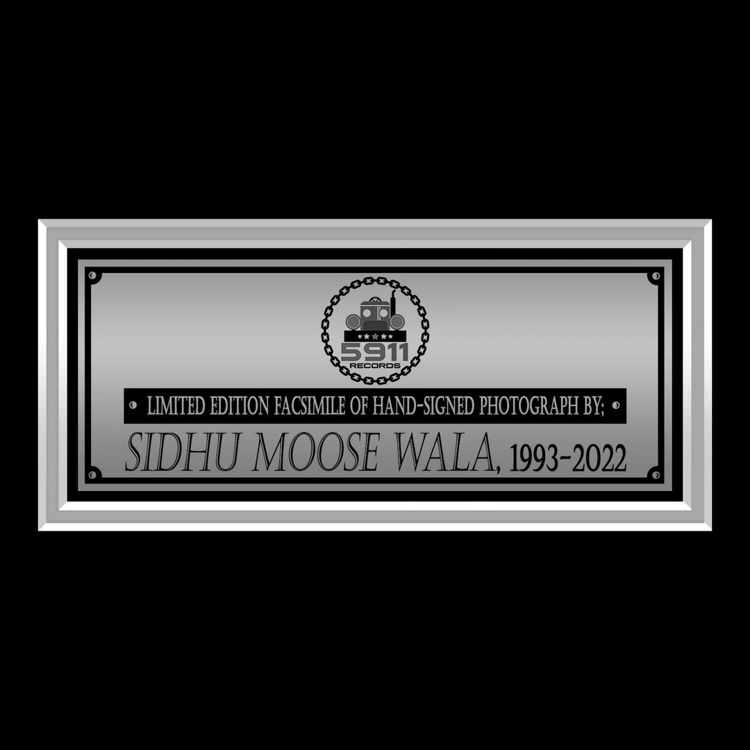 RARE-T Limited Edition Frames Sidhu Moose Wala Photo Limited Signature Edition Studio Licensed Custom Frame 4 RARE-T Limited Edition Frames Sidhu Moose Wala Photo Limited Signature Edition Studio Licensed Custom Frame