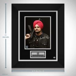 RARE-T Limited Edition Frames Sidhu Moose Wala Photo Limited Signature Edition Studio Licensed Custom Frame 10 RARE-T Limited Edition Frames Sidhu Moose Wala Photo Limited Signature Edition Studio Licensed Custom Frame
