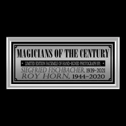 RARE-T Siegfried & Roy Limited Signature Edition Studio Licensed Photo Custom Frame