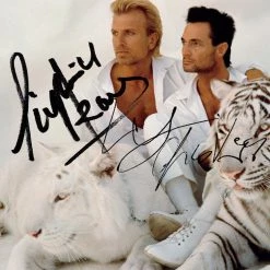 RARE-T Siegfried & Roy Limited Signature Edition Studio Licensed Photo Custom Frame