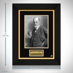 RARE-T Limited Edition Frames Sigmund Freud Photo Limited Signature Edition Studio Licensed Custom Frame