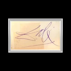 PPC Signed Memorabilia Salvador Dali Jsa Certified Hand-Signed Index Card By Salvador Dali Custom Frame 16 PPC Signed Memorabilia Salvador Dali Jsa Certified Hand-Signed Index Card By Salvador Dali Custom Frame