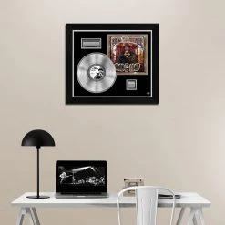 RARE-T Silkk The Shocker - Made Man Platinum LP Limited Signature Edition Studio Licensed Custom Frame