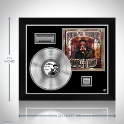 RARE-T Silkk The Shocker - Made Man Platinum LP Limited Signature Edition Studio Licensed Custom Frame