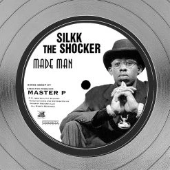 RARE-T Silkk The Shocker - Made Man Platinum LP Limited Signature Edition Studio Licensed Custom Frame