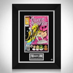 RARE-T Limited Edition Frames Silver Surfer- Vol 3 #1 July 1987 - Stan Lee Limited Signature Edition Comic Book Cover Art Custom Frame