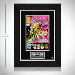 RARE-T Limited Edition Frames Silver Surfer- Vol 3 #1 July 1987 - Stan Lee Limited Signature Edition Comic Book Cover Art Custom Frame