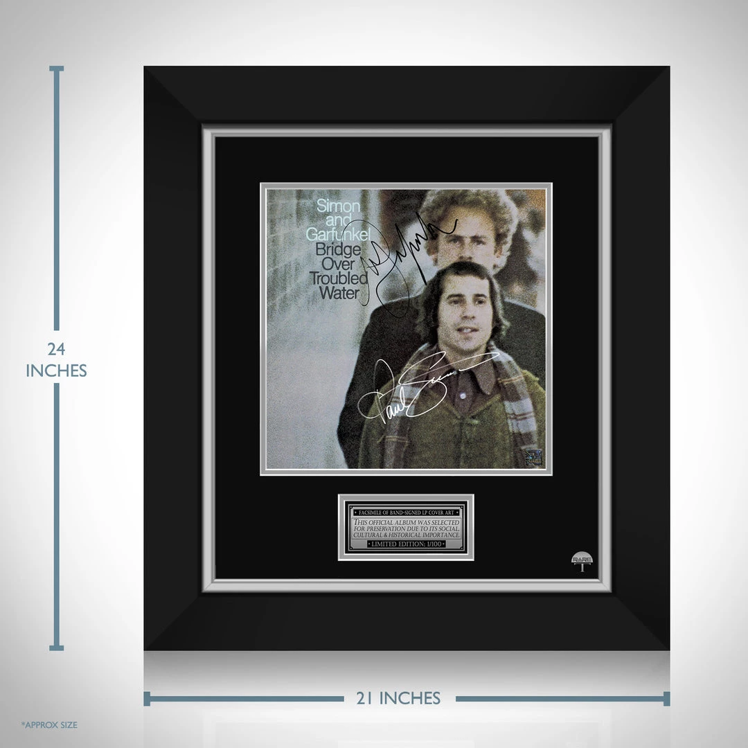 RARE-T Simon & Garfunkel - Bridge Over Troubled Water LP Cover Limited Signature Edition Studio Licensed Custom Frame 3 RARE-T Simon & Garfunkel - Bridge Over Troubled Water LP Cover Limited Signature Edition Studio Licensed Custom Frame