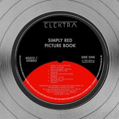 RARE-T Simply Red - Picture Book Platinum LP Limited Signature Edition Studio Licensed Custom Frame