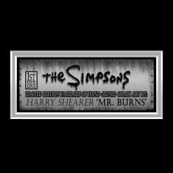 RARE-T Limited Edition Frames The Simpsons Mr. Burns Limited Signature Edition Studio Licensed Photo Custom Frame
