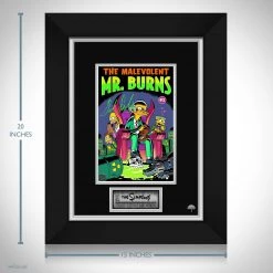RARE-T Limited Edition Frames The Simpsons Mr. Burns Limited Signature Edition Studio Licensed Photo Custom Frame