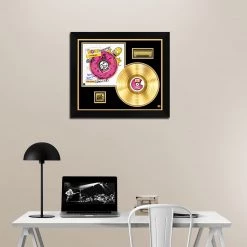 RARE-T The Simpsons - The Music Gold LP Limited Signature Edition Studio Licensed Custom Frame