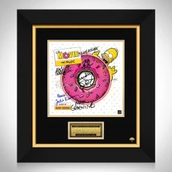 RARE-T Limited Edition Frames The Simpsons - The Music LP Cover Limited Signature Edition Studio Licensed Custom Frame