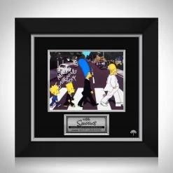 RARE-T The Simpsons Abbey Road Photo Limited Signature Edition Studio Licensed Custom Frame