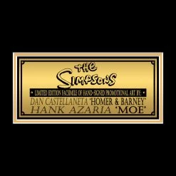 RARE-T The Simpsons Moe's Promotional Art Limited Signature Edition Studio Licensed Mini Poster Custom Frame Limited Edition Frames 13 RARE-T The Simpsons Moe's Promotional Art Limited Signature Edition Studio Licensed Mini Poster Custom Frame Limited Edition Frames