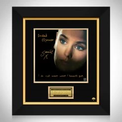 RARE-T Limited Edition Frames Sinead O'Connor - I Do Not Want What I Haven't Got LP Cover Limited Signature Edition Studio Licensed Custom Frame