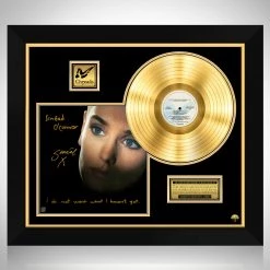 RARE-T Limited Edition Frames Sinead O'Connor - I Do Not Want What I Haven't Got Gold LP Limited Signature Edition Studio Licensed Custom Frame