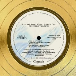 RARE-T Limited Edition Frames Sinead O'Connor - I Do Not Want What I Haven't Got Gold LP Limited Signature Edition Studio Licensed Custom Frame 14 RARE-T Limited Edition Frames Sinead O'Connor - I Do Not Want What I Haven't Got Gold LP Limited Signature Edition Studio Licensed Custom Frame