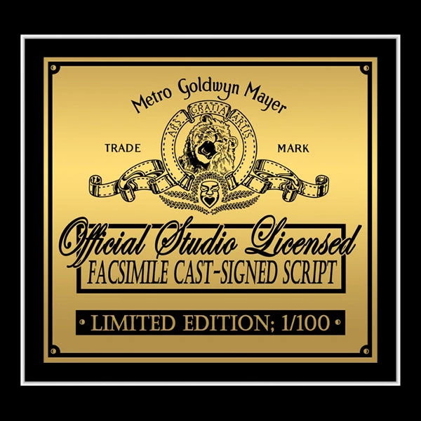 RARE-T Singin’ In The Rain Script Limited Signature Edition Studio Licensed Custom Frame Limited Edition Frames 8 RARE-T Singin’ In The Rain Script Limited Signature Edition Studio Licensed Custom Frame Limited Edition Frames