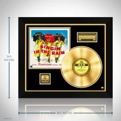 RARE-T Singin' In The Rain - Soundtrack Gold LP Limited Signature Edition Studio Licensed Custom Frame Limited Edition Frames 13 RARE-T Singin' In The Rain - Soundtrack Gold LP Limited Signature Edition Studio Licensed Custom Frame Limited Edition Frames