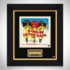 RARE-T Singin' In The Rain - Soundtrack LP Cover Limited Signature Edition Studio Licensed Custom Frame Limited Edition Frames