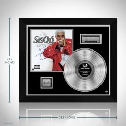 RARE-T Sisqo - Unleash The Dragon Platinum LP Limited Signature Edition Studio Licensed Custom Frame