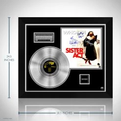 RARE-T Sister Act - Original Motion Picture Soundtrack Platinum LP Limited Signature Edition Studio Licensed Custom Frame