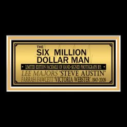 RARE-T Limited Edition Frames Six Million Dollar Man Limited Signature Edition Studio Licensed Custom Frame 13 RARE-T Limited Edition Frames Six Million Dollar Man Limited Signature Edition Studio Licensed Custom Frame