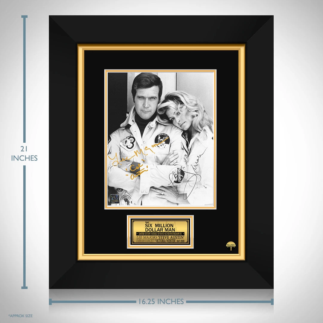 RARE-T Limited Edition Frames Six Million Dollar Man Limited Signature Edition Studio Licensed Custom Frame 3 RARE-T Limited Edition Frames Six Million Dollar Man Limited Signature Edition Studio Licensed Custom Frame