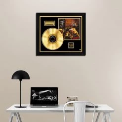 RARE-T Skid Row Slave To The Grind Gold LP Limited Signature Edition Studio Licensed Custom Frame