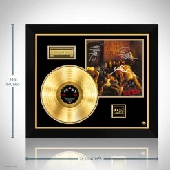 RARE-T Skid Row Slave To The Grind Gold LP Limited Signature Edition Studio Licensed Custom Frame