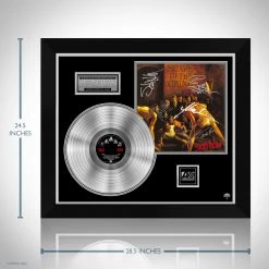 Rare-T Skid Row - Slave To The Grind Platinum LP Limited Signature Edition Studio Licensed Custom Frame