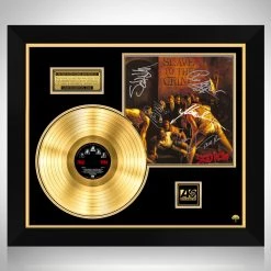 RARE-T Skid Row Slave To The Grind Gold LP Limited Signature Edition Studio Licensed Custom Frame