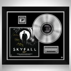 RARE-T Skyfall 007 - Soundtrack Platinum LP Limited Signature Edition Studio Licensed Custom Frame Limited Edition Frames