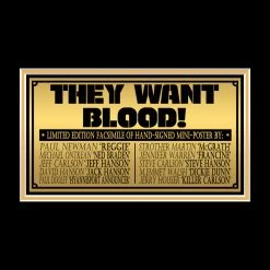 RARE-T Sports Memorabilia Slap Shot Mini Poster Limited Signature Edition Studio Licensed Custom Frame