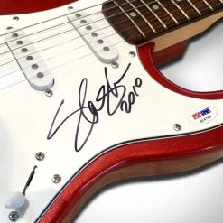 PPC Signed Memorabilia Guns N 'Roses PSA/DNA Certified Hand-Signed Red Guitar By Slash Custom Frame