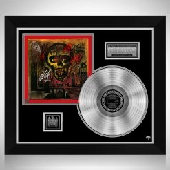 RARE-T Limited Edition Frames Slayer - Seasons In The Abyss Platinum LP Limited Signature Edition Studio Licensed Custom Frame