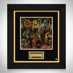 RARE-T Slayer - Reign In Blood LP Cover Limited Signature Edition Studio Licensed Custom Frame