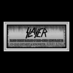 RARE-T Limited Edition Frames Slayer Kerry King Limited Signature Edition Studio Licensed Photo Custom Frame 11 RARE-T Limited Edition Frames Slayer Kerry King Limited Signature Edition Studio Licensed Photo Custom Frame