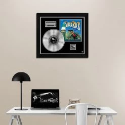 RARE-T Slick Rick - The Great Adventures Of Slick Rick Platinum LP Limited Signature Edition Studio Licensed Custom Frame