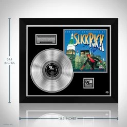 RARE-T Slick Rick - The Great Adventures Of Slick Rick Platinum LP Limited Signature Edition Studio Licensed Custom Frame